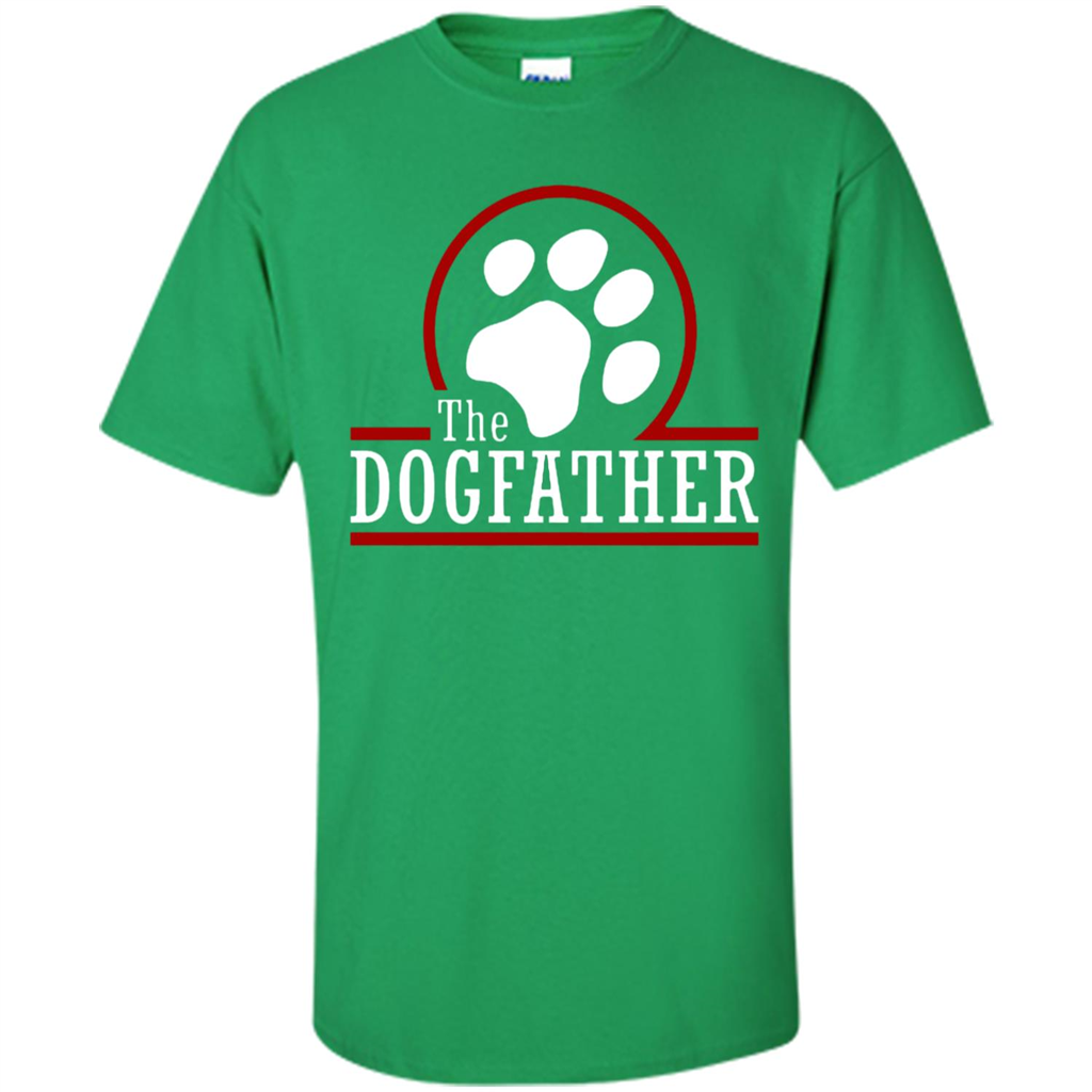 Love Dog T-Shirt The Dogfather Irish Green