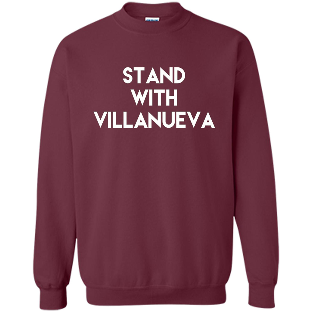 Football T-shirt Stand With Villanueva Maroon