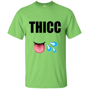 THICC Funny Gym Squat T-shirt