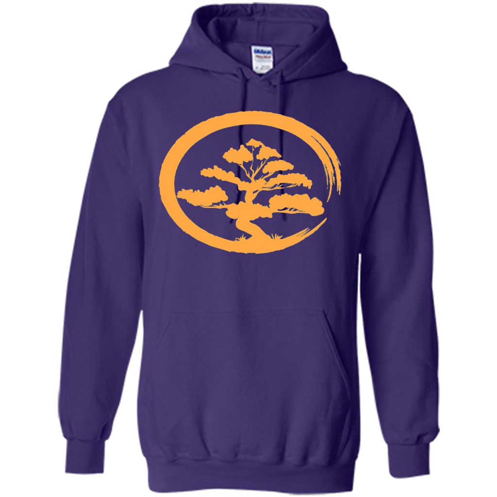 Bonsai Tree Japanese Zen Artist T-shirt Purple
