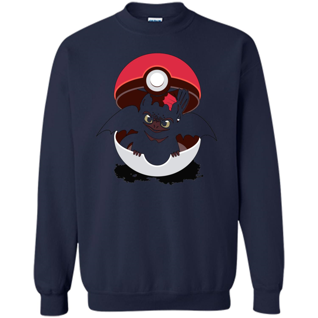 Cartoon T-shirt How To Catch Your Dragon Navy