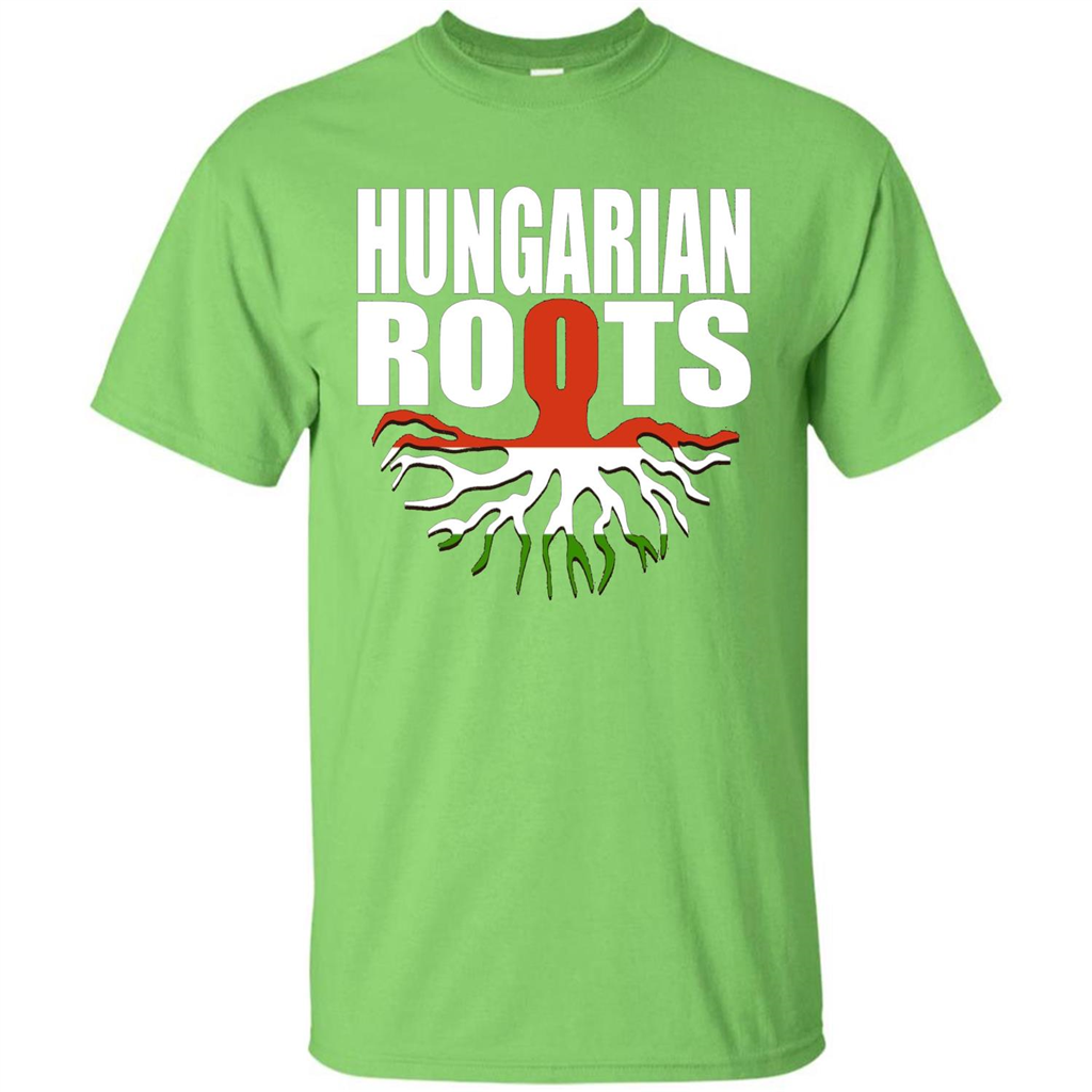 Hungarian Roots T-shirt Lime