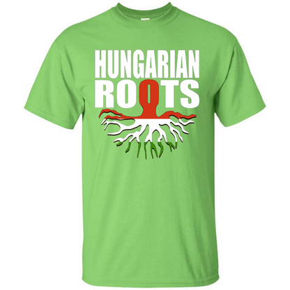 Hungarian Roots T-shirt Lime