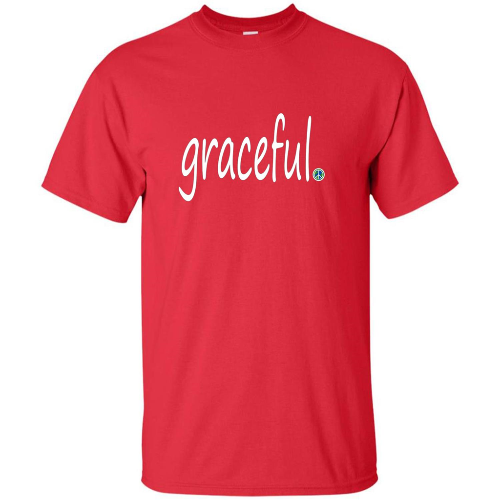 Graceful T-shirt World Peace Point Red