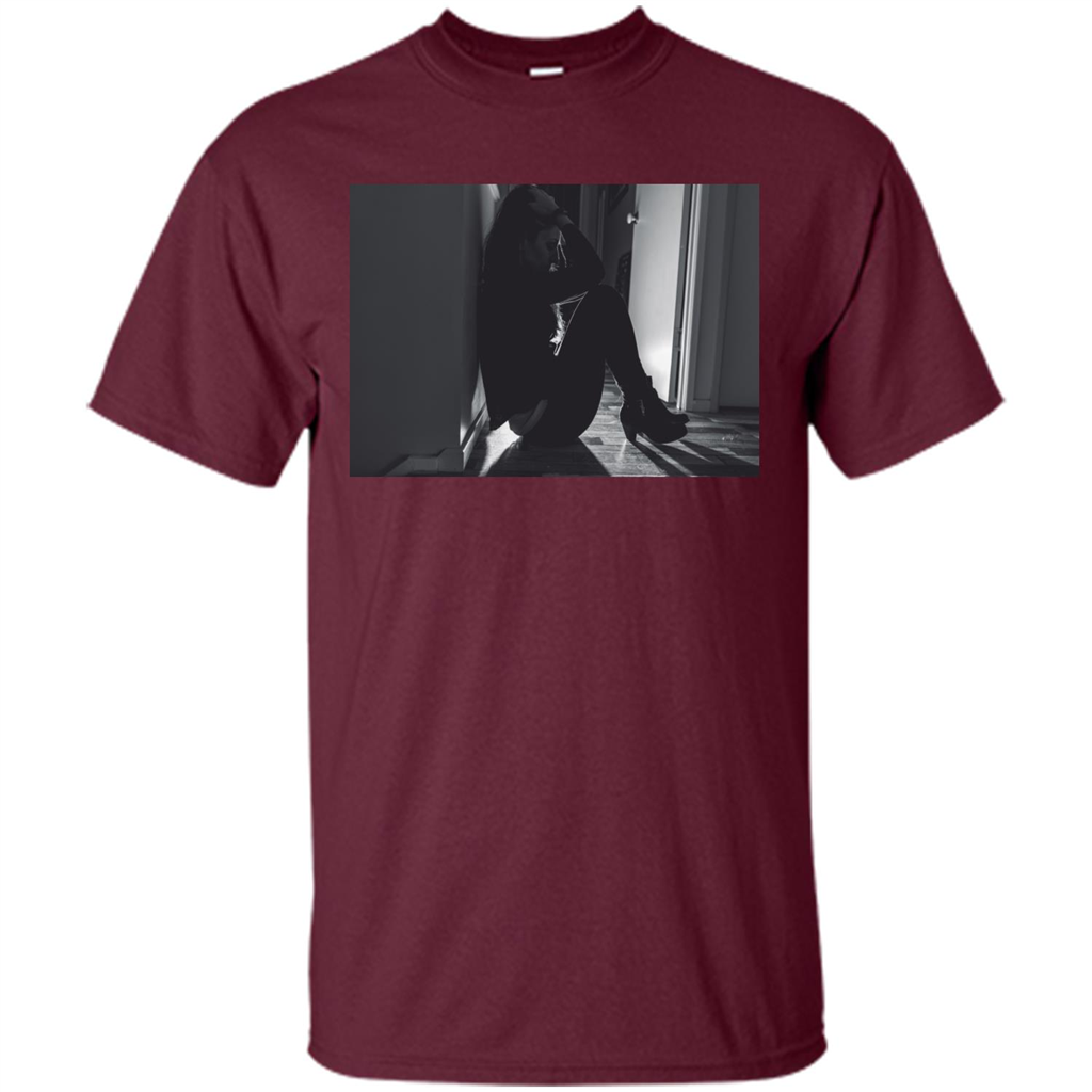 Alone T-Shirt Maroon