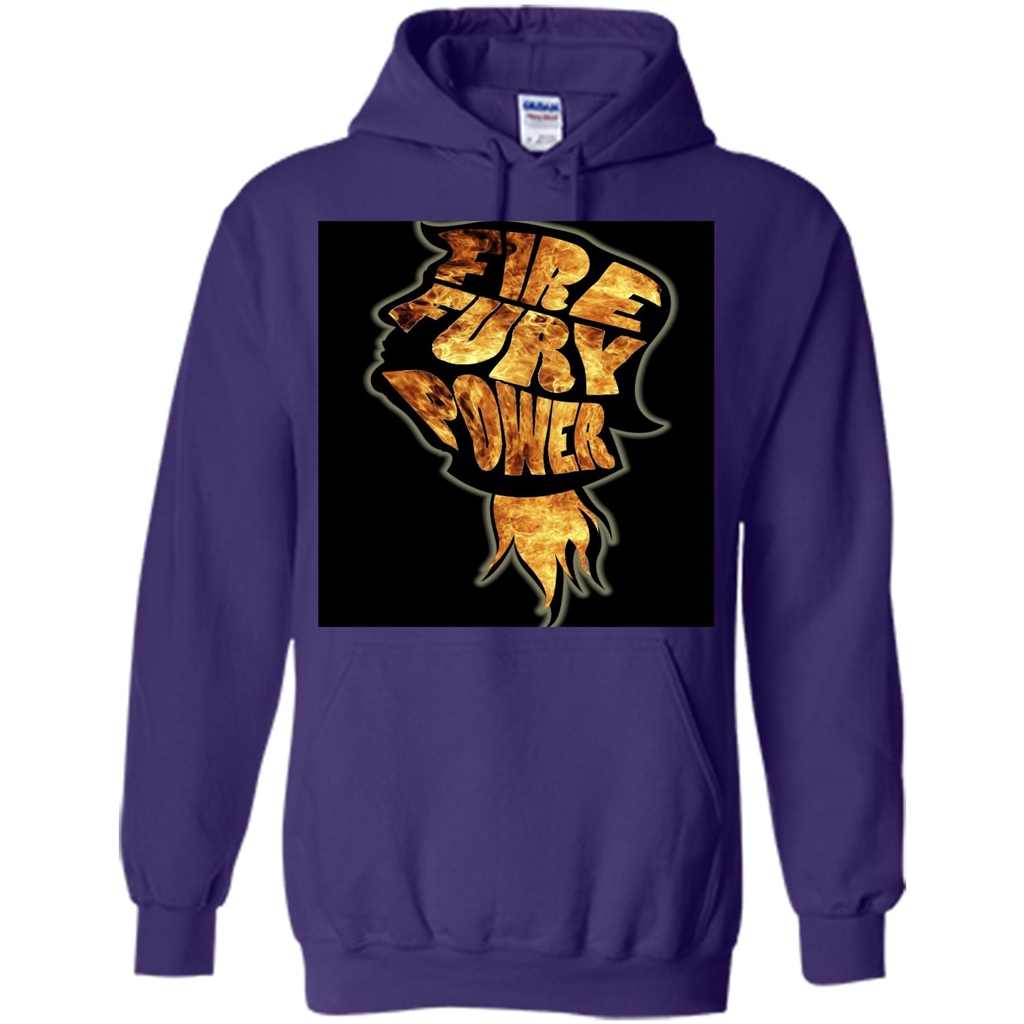 Fire Fury Power T-shirt Purple