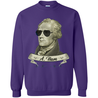 Cool Sunglasses T-shirt Funny Hamilton T-shirt Purple