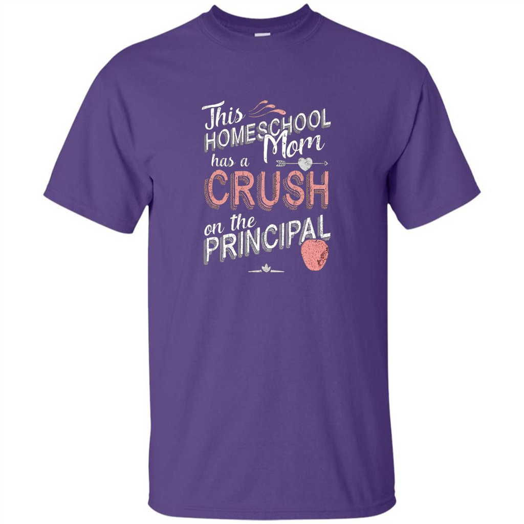 This Homeschool Mom Has a Crush on the Principal T-shirt Purple