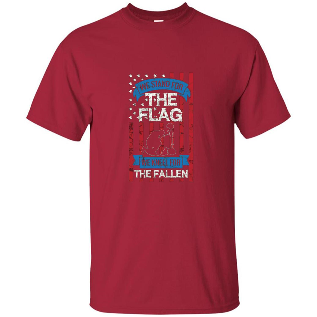 Patriotic T-shirt Stand for the Flag Kneel for the Fallen Cardinal