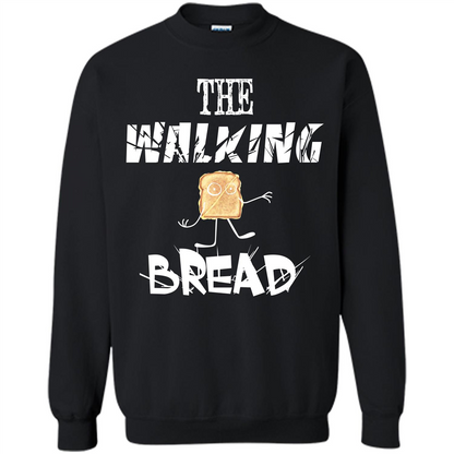 The Walking Bread T-shirt Black