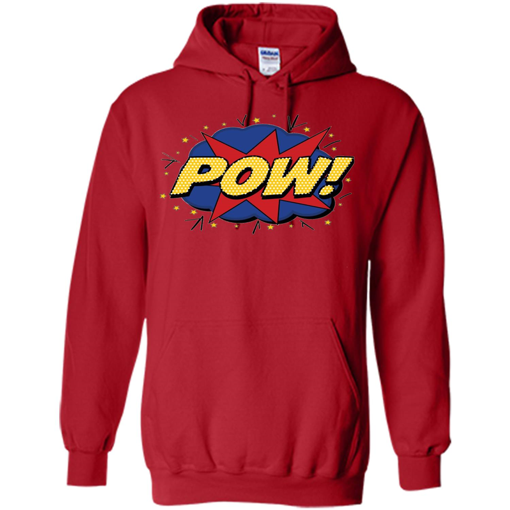 POW Comic Book Bubble T-shirt Red