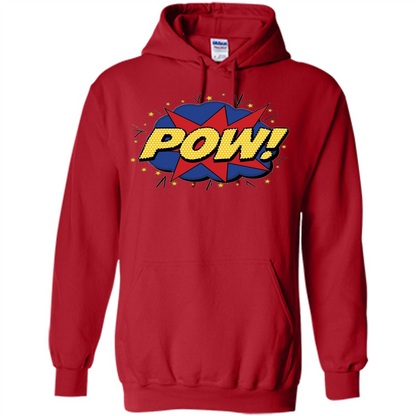 POW Comic Book Bubble T-shirt Red