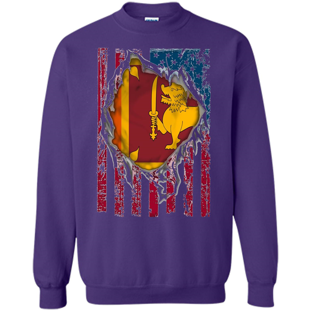 Sri Lanka Flag Proud T-Shirts Orange
