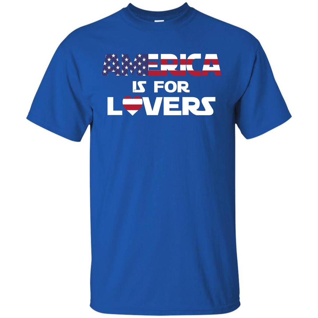 America Is For Lovers T-shirt Royal
