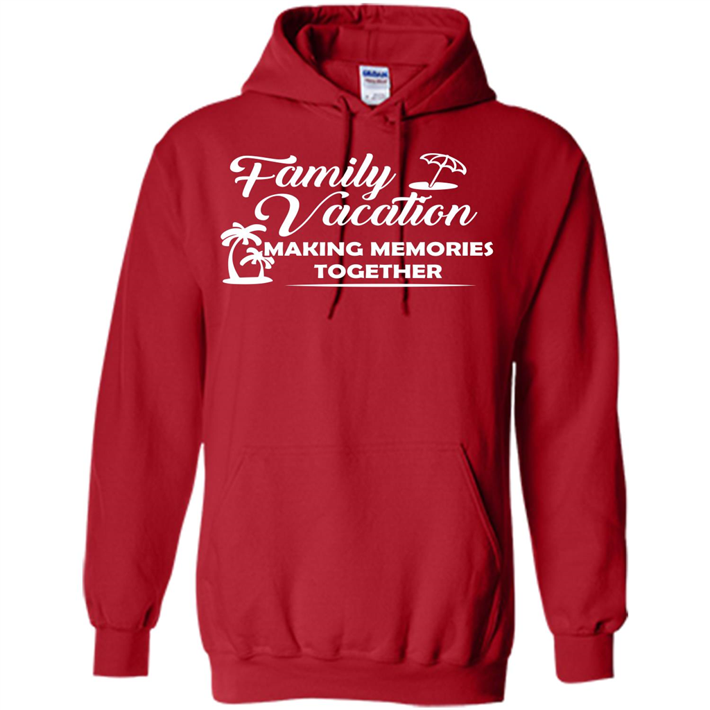 Family Vacation Making Memories Together T-shirt Red