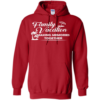 Family Vacation Making Memories Together T-shirt Red