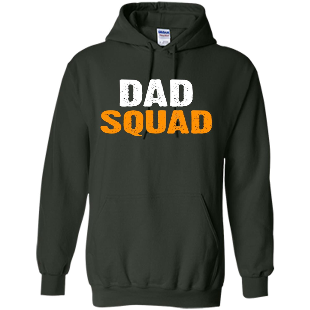 Fathers day T-shirt DAD Squad Funny T-Shirt Forest Green