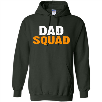 Fathers day T-shirt DAD Squad Funny T-Shirt Forest Green