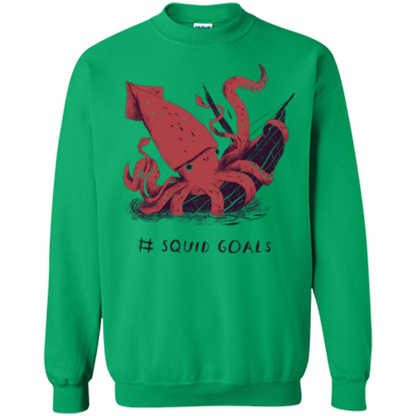 Squid Goals T-shirt Squad Goals T-shirt Irish Green