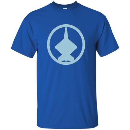 YF-23 Blue Air Force Military Fighter Jet T-Shirt Royal