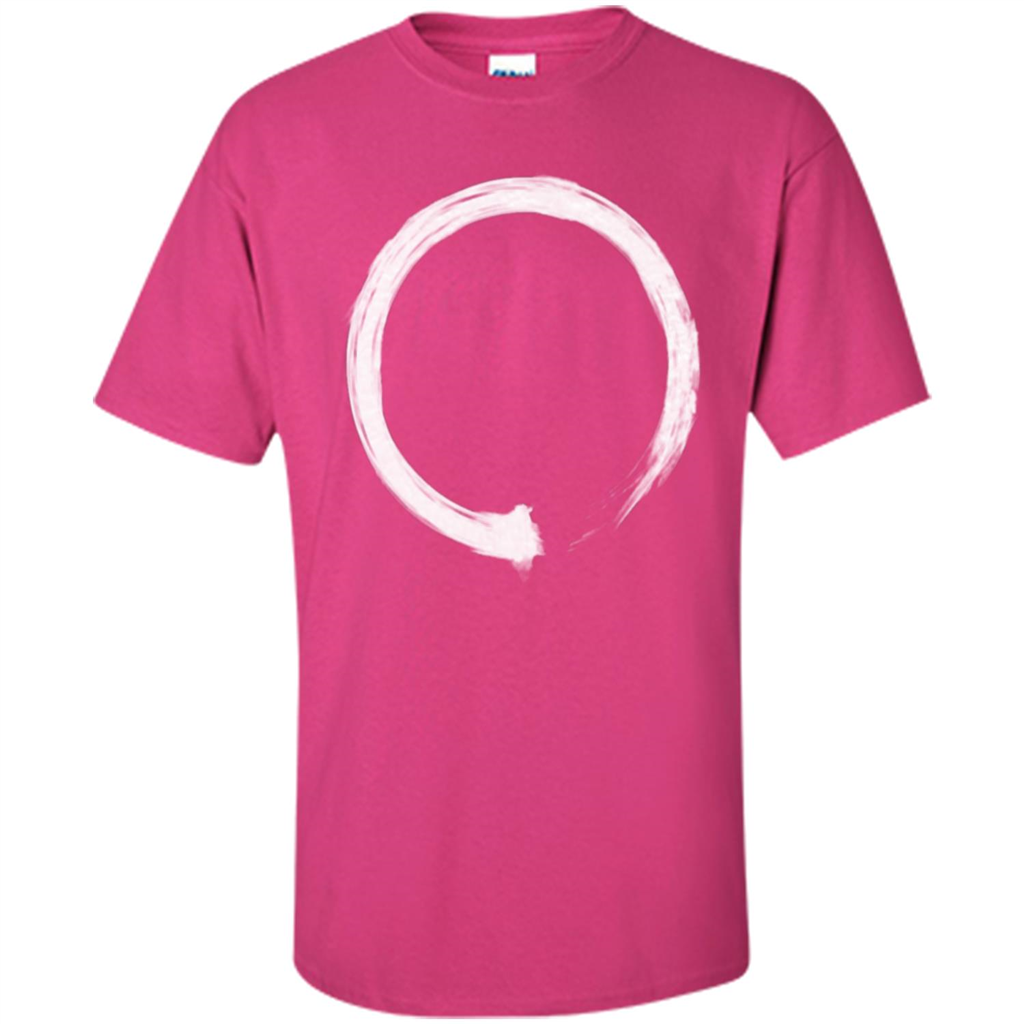 Zen Enso White T-shirt Heliconia