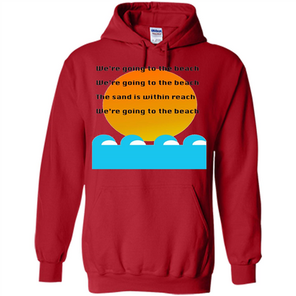 Summer T-shirt We're Going To The Beach T-shirt Red