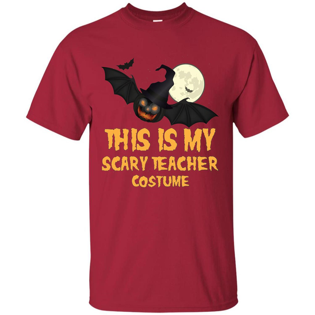 Funny Halloween Teacher T-shirt This is My Scary Teacher Costume Cardinal