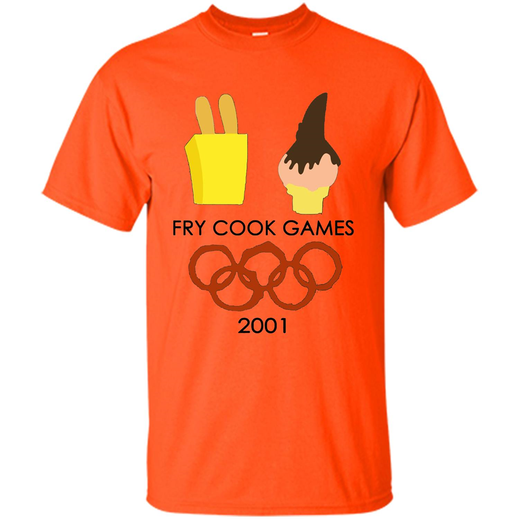 Fry Cook Games T-shirt Orange