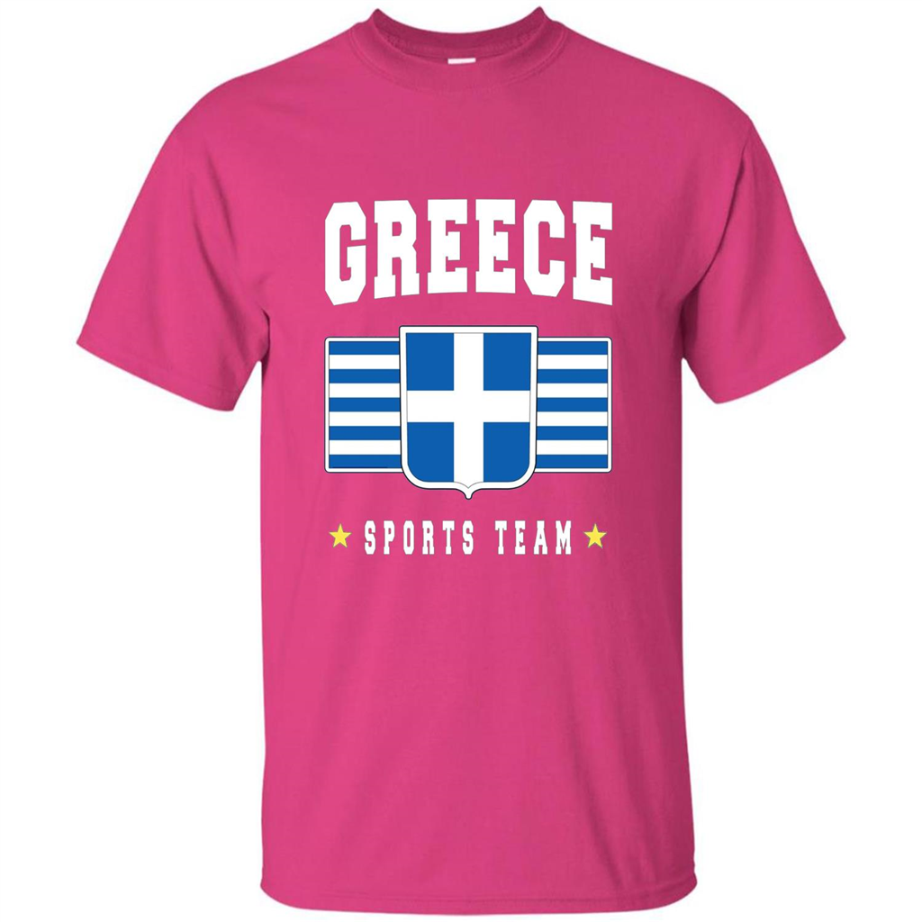 GREECE T-shirt Greek Flag T-shirt Sports Team Heliconia