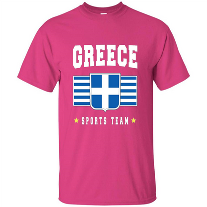 GREECE T-shirt Greek Flag T-shirt Sports Team Heliconia