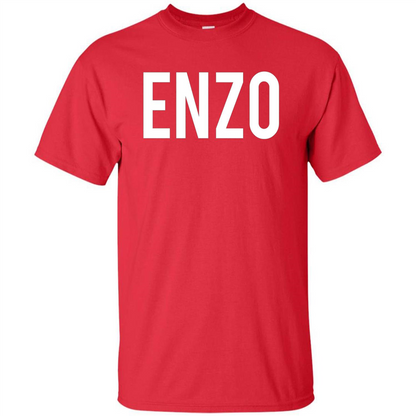Enzo T-Shirt - Cool New Funny Name Red