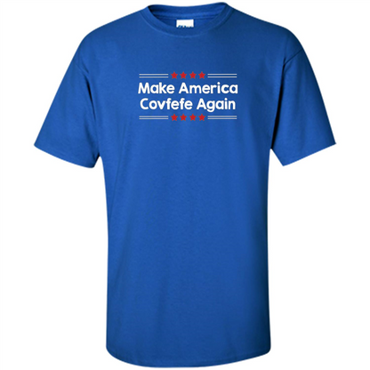 American T-shirt Make America Covfefe Again Royal