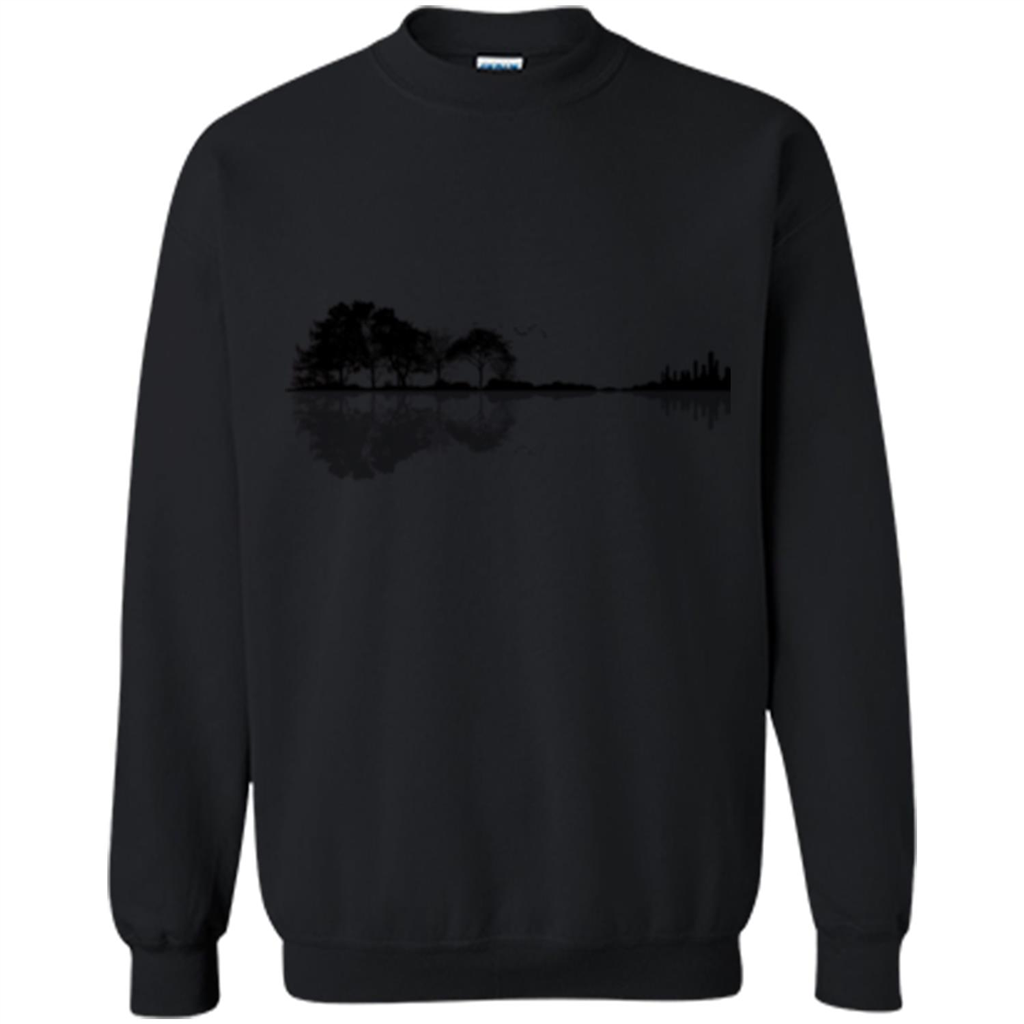 Guitar Lover T-shirt Nature Guitar Black