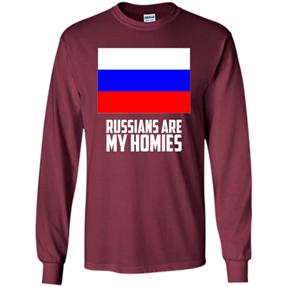 Russians Are My Homies T-shirt Maroon