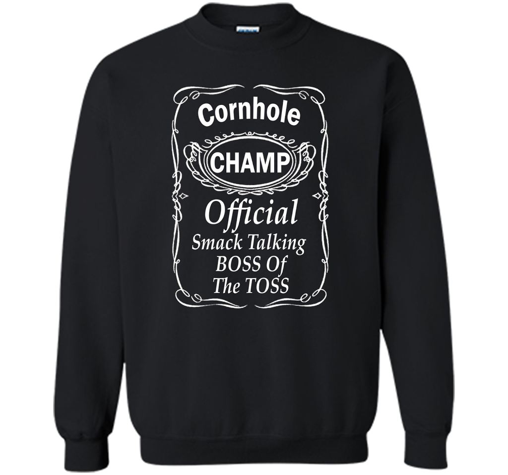 Cornhole Champ Distressed T-shirt Royal