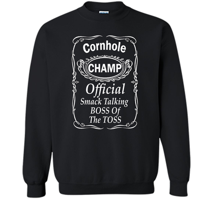 Cornhole Champ Distressed T-shirt Royal
