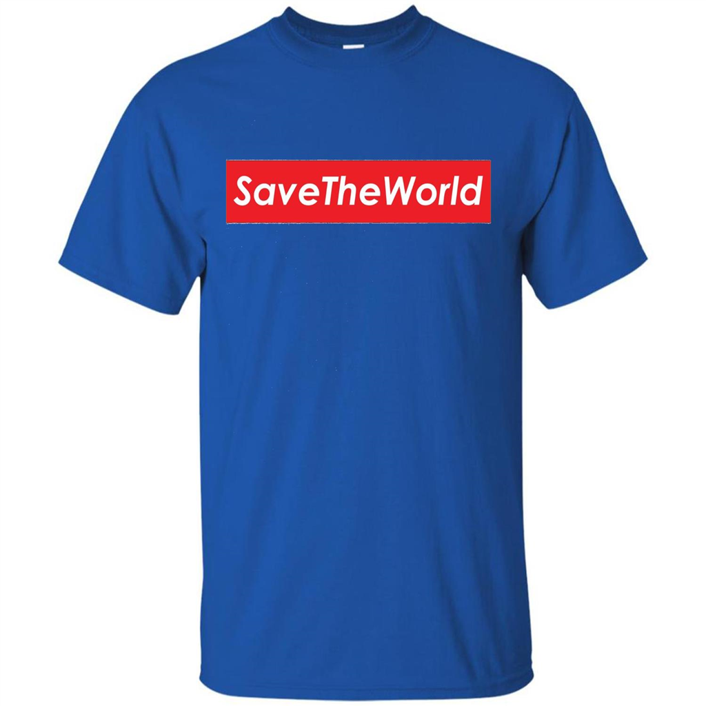 Save The World T-shirt Royal