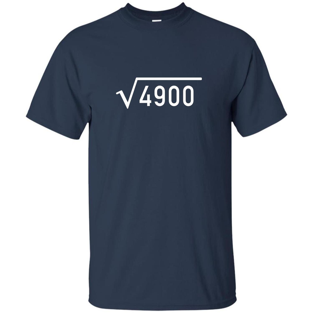 Funny Birthday T-shirt 70th Birthday T-shirt Navy