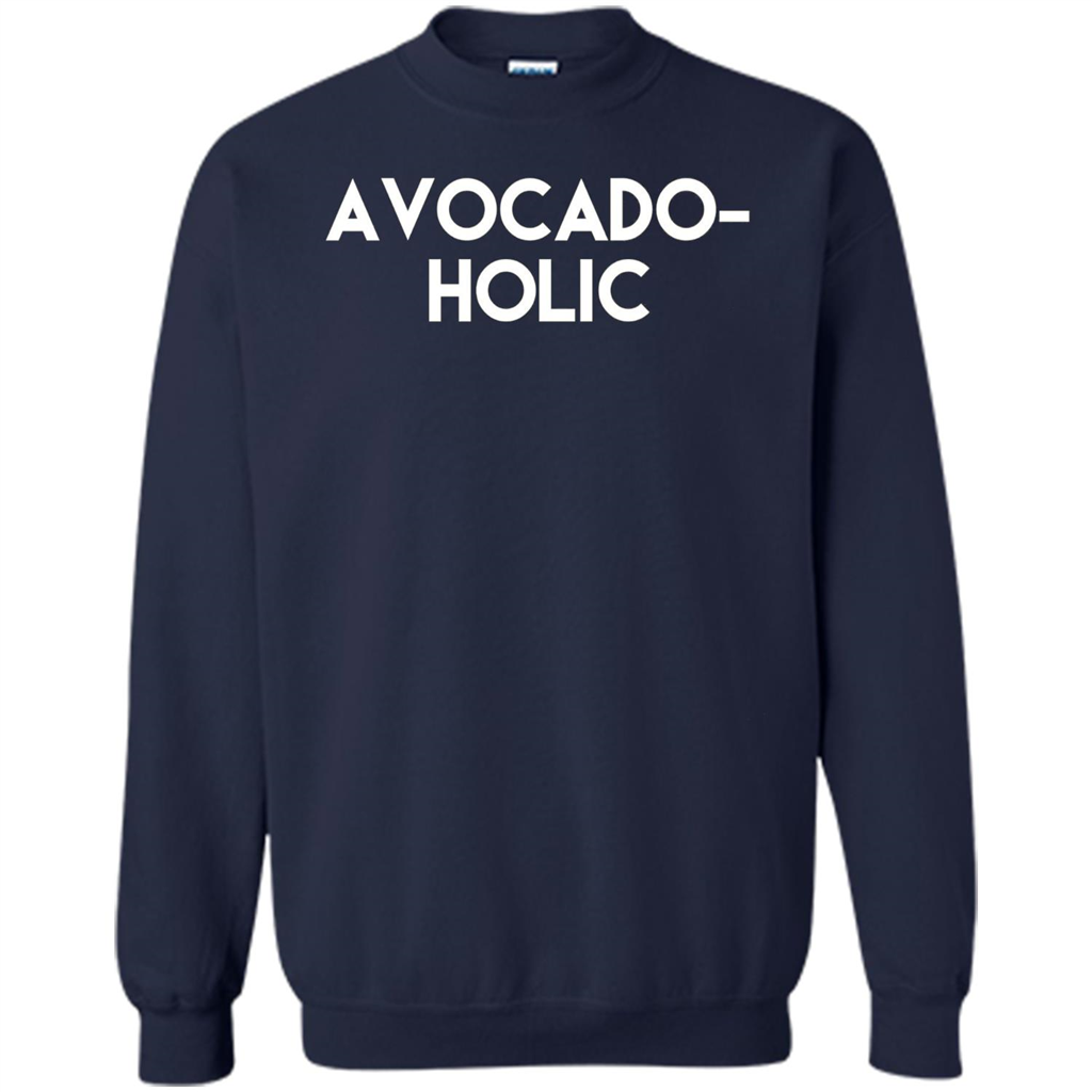 Avocado-Holic Avocado Funny Humorous Trending T-shirt Navy
