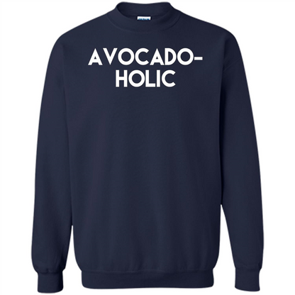Avocado-Holic Avocado Funny Humorous Trending T-shirt Navy