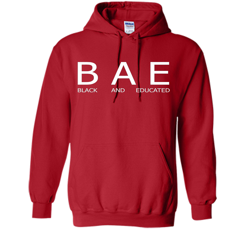 Bae Black And Educated T-shirt Red