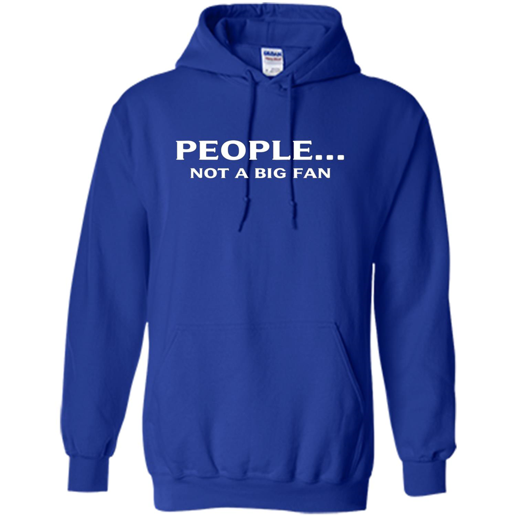 Introvert T-shirt Funny People Not A Big Fan T-shirt Royal