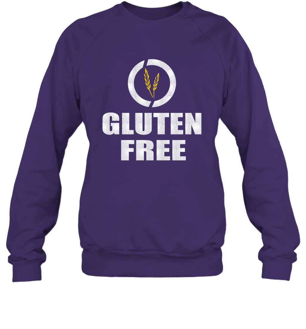 Gluten Free Shirt Sweatshirt Sweatshirt Purple