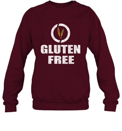 Gluten Free Shirt Sweatshirt Sweatshirt Maroon