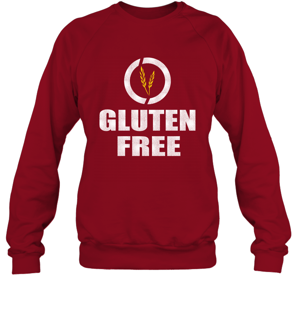 Gluten Free Shirt Sweatshirt Sweatshirt Cardinal Red