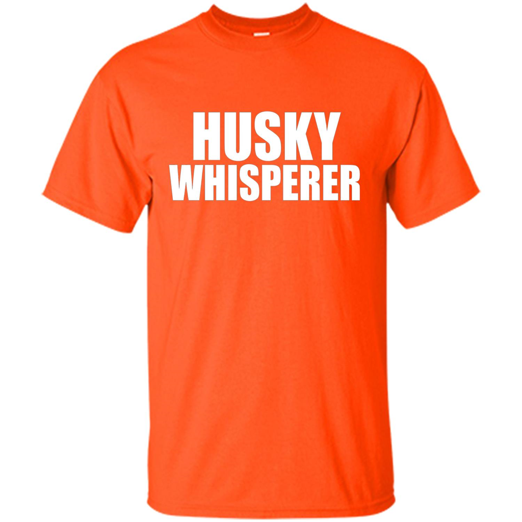 Husky Whisperer T-shirt Orange