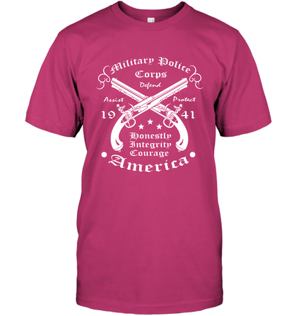 Military Police America Shirt T-Shirt T-Shirt Heliconia