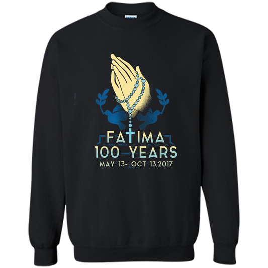 Fatima 100 Years T-shirt Black