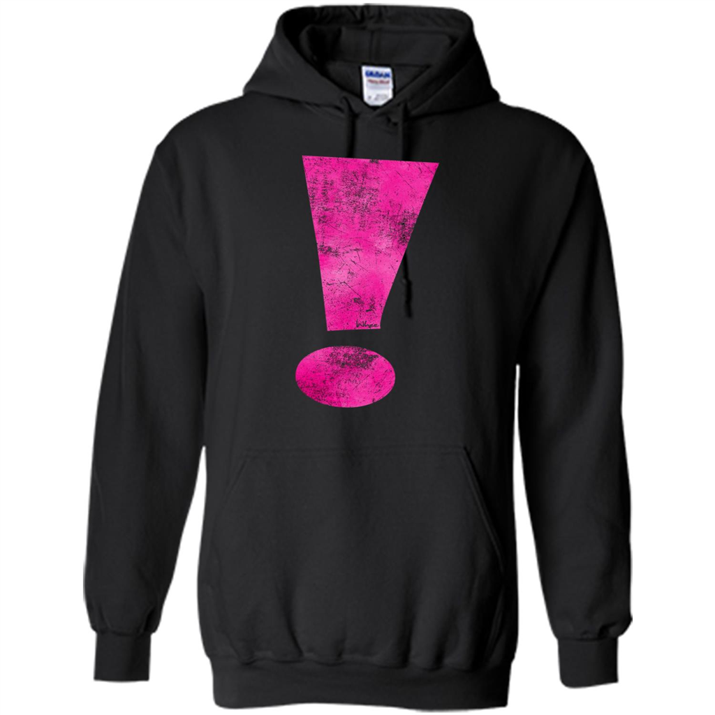 Exclamation Point Graphic T-shirt Black