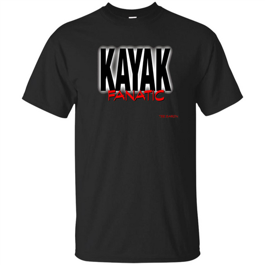 Kayak Fanatic T-Shirt Black